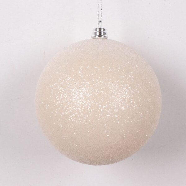 White Sugared Christmas Ornament