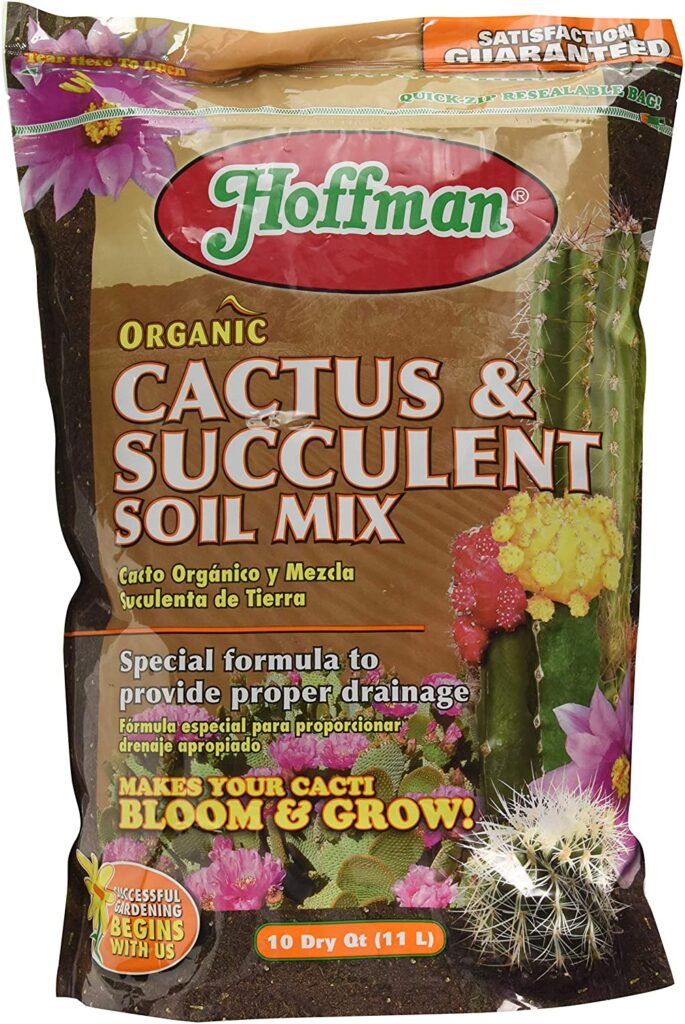 Organic Cactus and Succulent Soil Mix, 10 quart bag