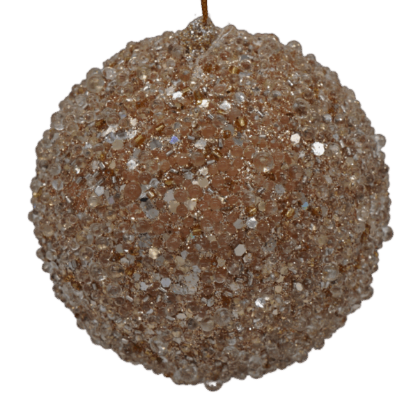Copper and Rose Gold Christmas Ornament