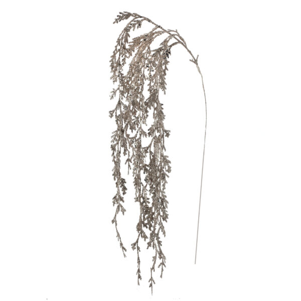 Champagne Glitter Hanging Cedar