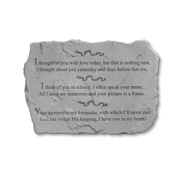 Thought of You Today Memorial Stone
