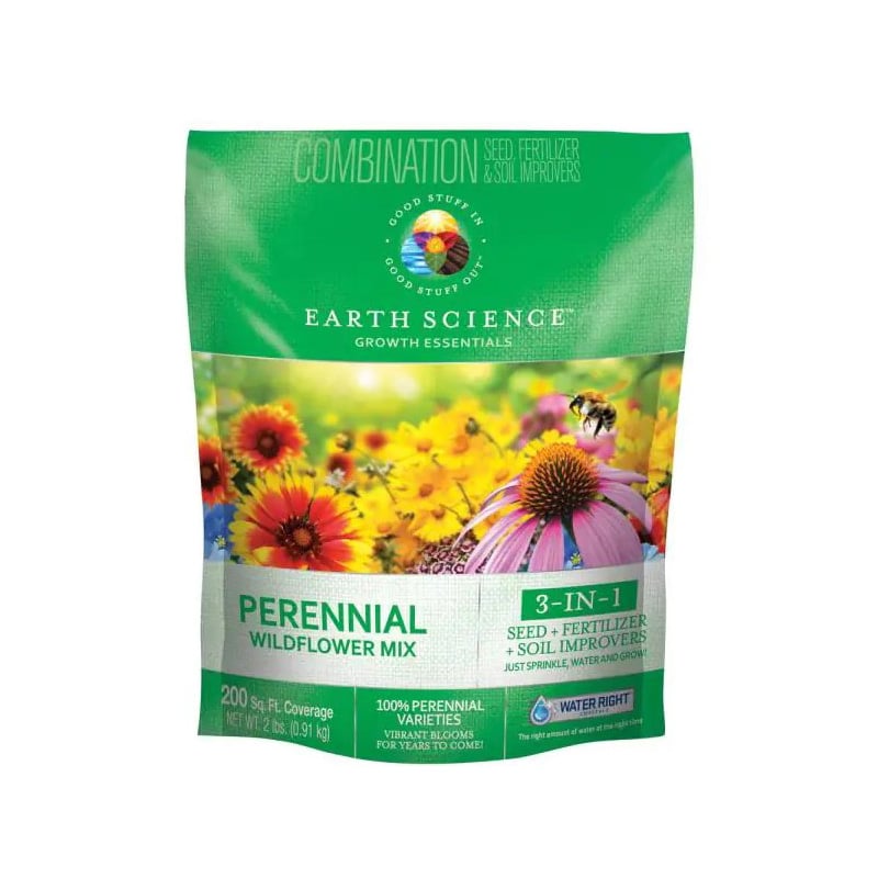 Earth Science Flower Seed Kit, Perennial Wildflower Seeds