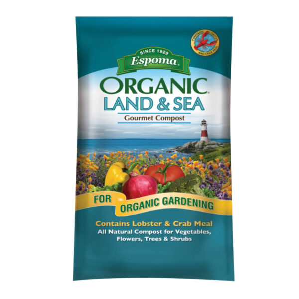 Espoma Organic Land & Sea Gourmet Compost, 1 cubic foot bag