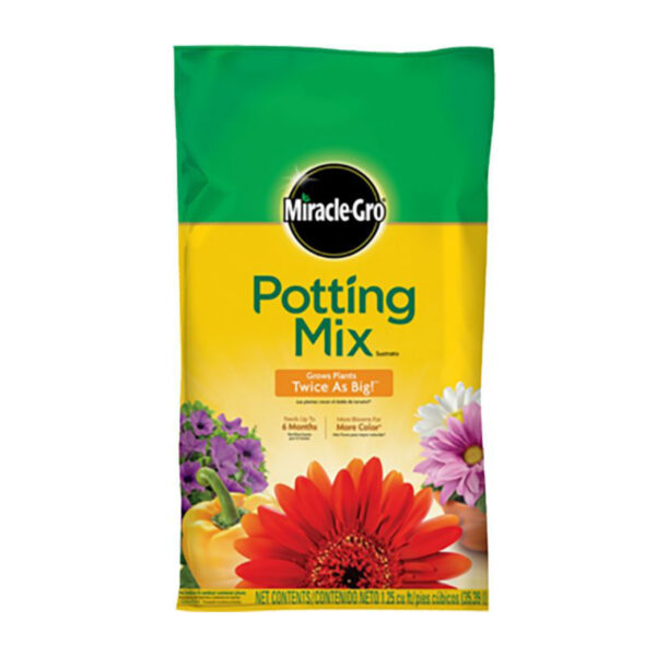 Miracle-Gro Potting Mix, 16 quart bag