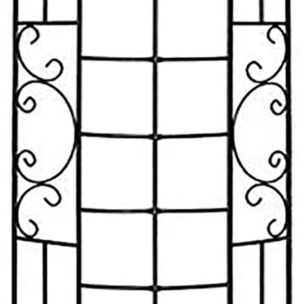 Romantic Curved Trellis