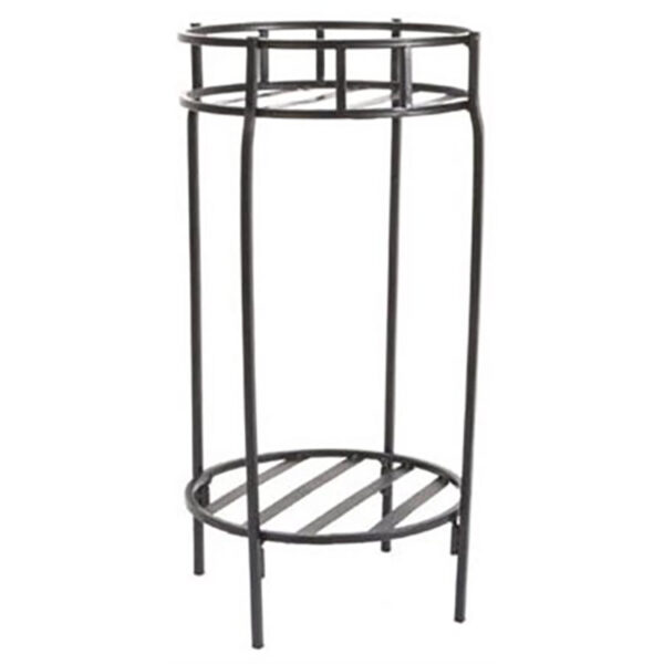 Round Two Shelf Contemporary Plant Stand